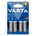 Varta 6106301404 - 4 szt. Bateria litowa ULTRA AA 1,5V