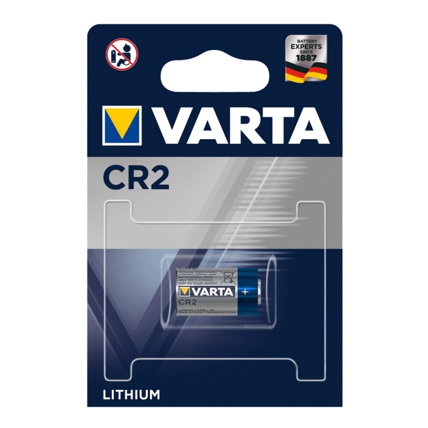 Varta 6206 - 1 szt. Bateria litowa PHOTO CR2 3V