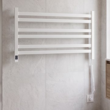 Vertaduro - Elektryczna suszarka do ręczników z termostatem AVA 181W/230V 50x90 cm IP44 biała prawa