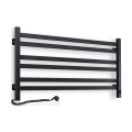 Vertaduro - Elektryczny suszacz do ręczników z termostatem AVA 181W/230V 50x90 cm IP44 czarny lewy