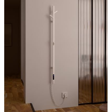 Vertaduro - Elektryczny suszacz na ręczniki MEDA 37W 118x16 cm biały