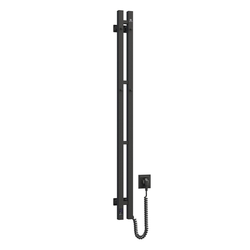 Vertaduro - Elektryczna suszarka na ręczniki z termostatem VEO 70W/230V 120x9 cm IP44 czarna prawa