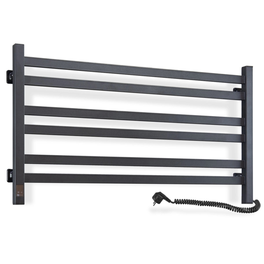 Vertaduro - Elektryczny suszacz do ręczników z termostatem AVA 181W/230V 50x90 cm IP44 czarny prawy