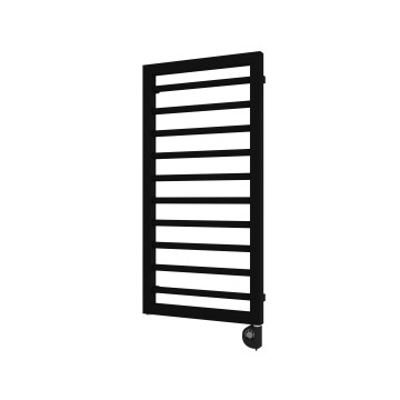 Vertaduro - Grzejnik łazienkowy z termostatem ADEL 400W 100x50 cm czarny