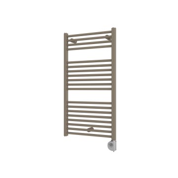 Vertaduro - Grzejnik łazienkowy z termostatem DENISE 400 W 94 x 50 cm taupe