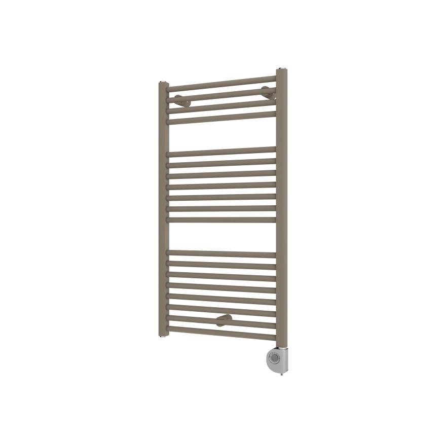 Vertaduro - Grzejnik łazienkowy z termostatem DENISE 400 W 94 x 50 cm taupe