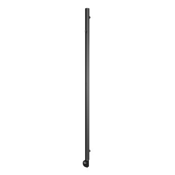 Vertaduro - Grzejnik łazienkowy z termostatem ERDA 400W 180x5 cm antracyt