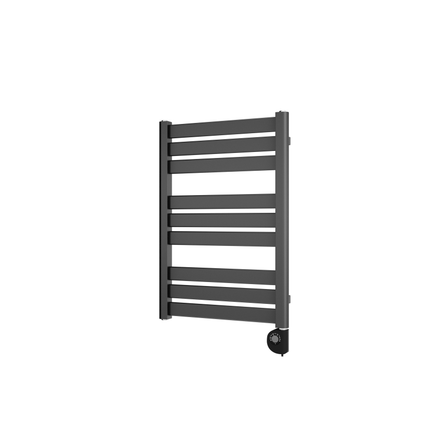 Vertaduro - Grzejnik łazienkowy z termostatem LUCY 400W 73x50 cm antracyt