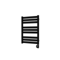Vertaduro - Grzejnik łazienkowy z termostatem LUCY 400W 73x50 cm czarny
