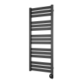 Vertaduro - Grzejnik łazienkowy z termostatem LUCY 600W 125x50 cm antracyt