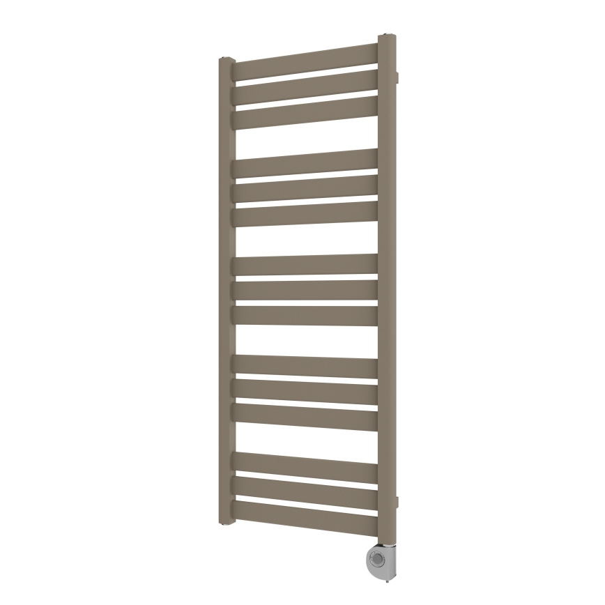 Vertaduro - Grzejnik łazienkowy z termostatem LUCY 600W 125x50 cm taupe