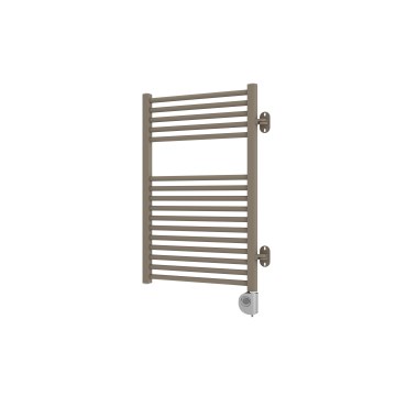 Vertaduro - Grzejnik łazienkowy z termostatem MEG, 400 W, 78 x 50 cm, taupe