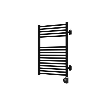 Vertaduro - Grzejnik łazienkowy z termostatem MEG 400W 78x50 cm czarny