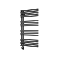 Vertaduro - Grzejnik łazienkowy z termostatem MICHELLE 600 W 97 x 50 cm antracyt
