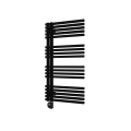 Vertaduro - Grzejnik łazienkowy z termostatem MICHELLE 600W 97x50 cm czarny