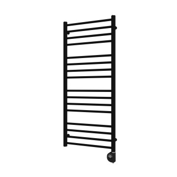 Vertaduro - Grzejnik łazienkowy z termostatem SIMONE 400 W 114x50 cm czarny
