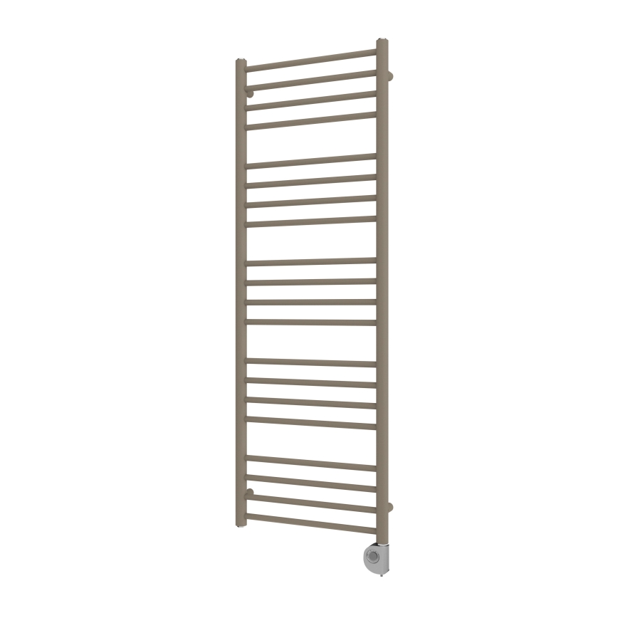Vertaduro - Grzejnik łazienkowy z termostatem SIMONE 600 W 144 x 50 cm taupe
