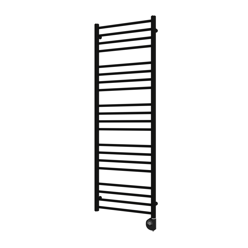 Vertaduro - Grzejnik łazienkowy z termostatem SIMONE 600W 144x50 cm czarny