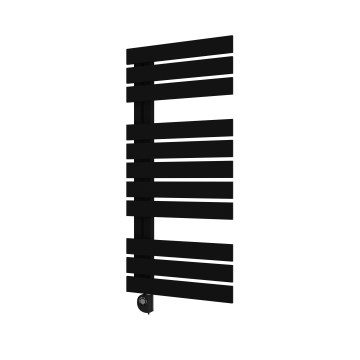 Vertaduro - Grzejnik łazienkowy z termostatem ZIVA 500W 109x50 cm czarny