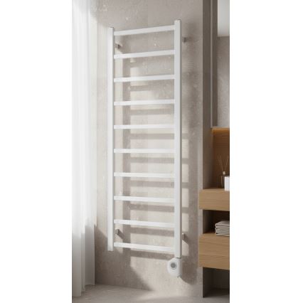 Vertaduro - Grzejnik łazienkowy z termostatem ZOE 400W 114x40 cm biały