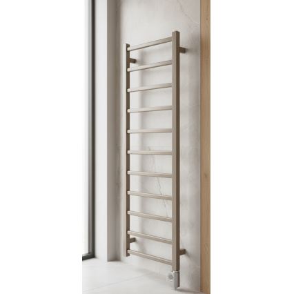 Vertaduro - Grzejnik łazienkowy z termostatem ZOE 400W 114x40 cm taupe