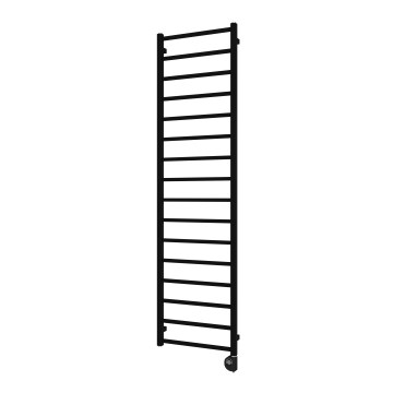 Vertaduro - Grzejnik łazienkowy z termostatem ZOE 400W 186x50 cm czarny