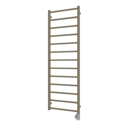 Vertaduro - Grzejnik łazienkowy ZOE z termostatem, 400 W, 150x50 cm, kolor taupe
