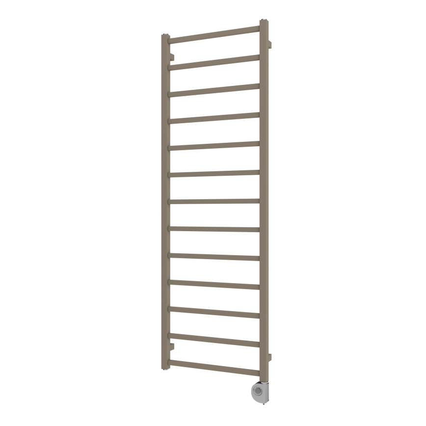 Vertaduro - Grzejnik łazienkowy ZOE z termostatem, 400 W, 150x50 cm, kolor taupe