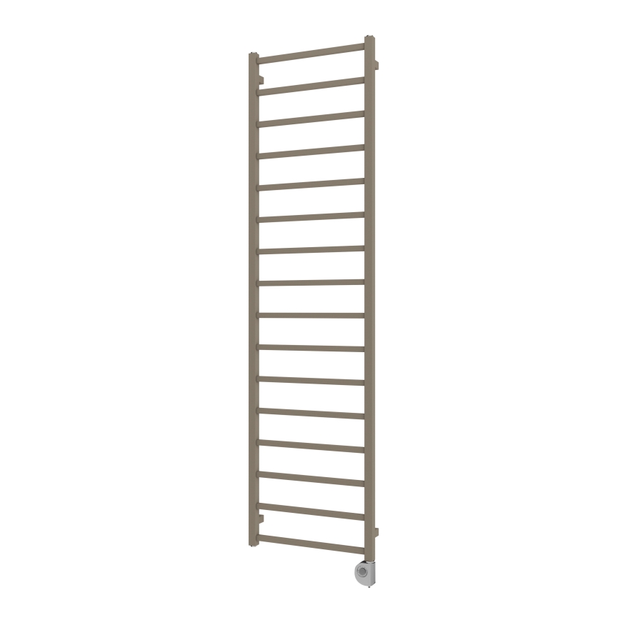 Vertaduro - Grzejnik łazienkowy ZOE z termostatem 400W 186x50 cm taupe