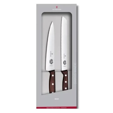 Victorinox - 2-częściowy zestaw noży kuchennych WOOD, klon