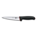 Victorinox - Nóż do mięsa DUAL GRIP 16 cm czarny