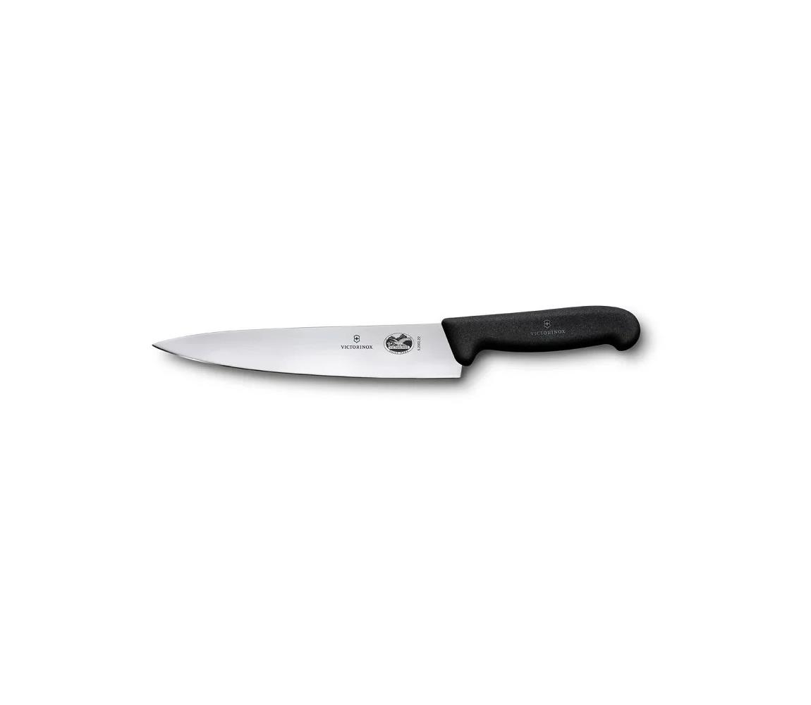 Victorinox - Nóż kuchenny FIBROX 31 cm czarny