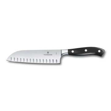 Victorinox - Nóż kuchenny Santoku GRAND MAITRE 17 cm czarny