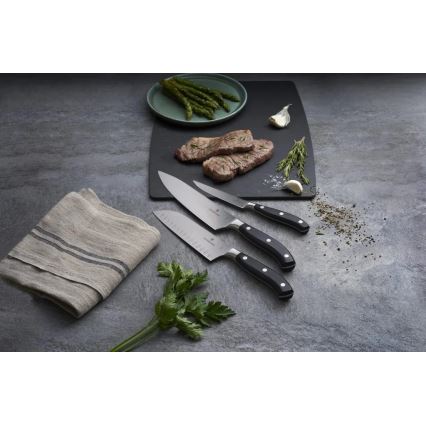 Victorinox - Nóż kuchenny Santoku GRAND MAITRE 17 cm czarny
