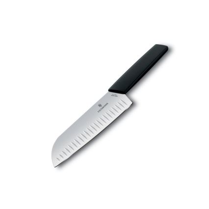 Victorinox - Nóż kuchenny Santoku SWISS MODERN 17 cm czarny