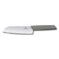 Victorinox - Nóż kuchenny Santoku SWISS MODERN 17 cm zielony