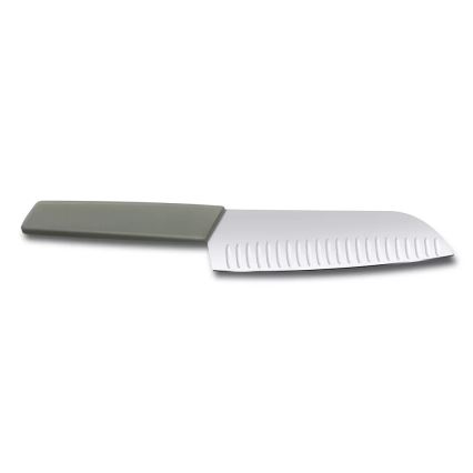Victorinox - Nóż kuchenny Santoku SWISS MODERN 17 cm zielony