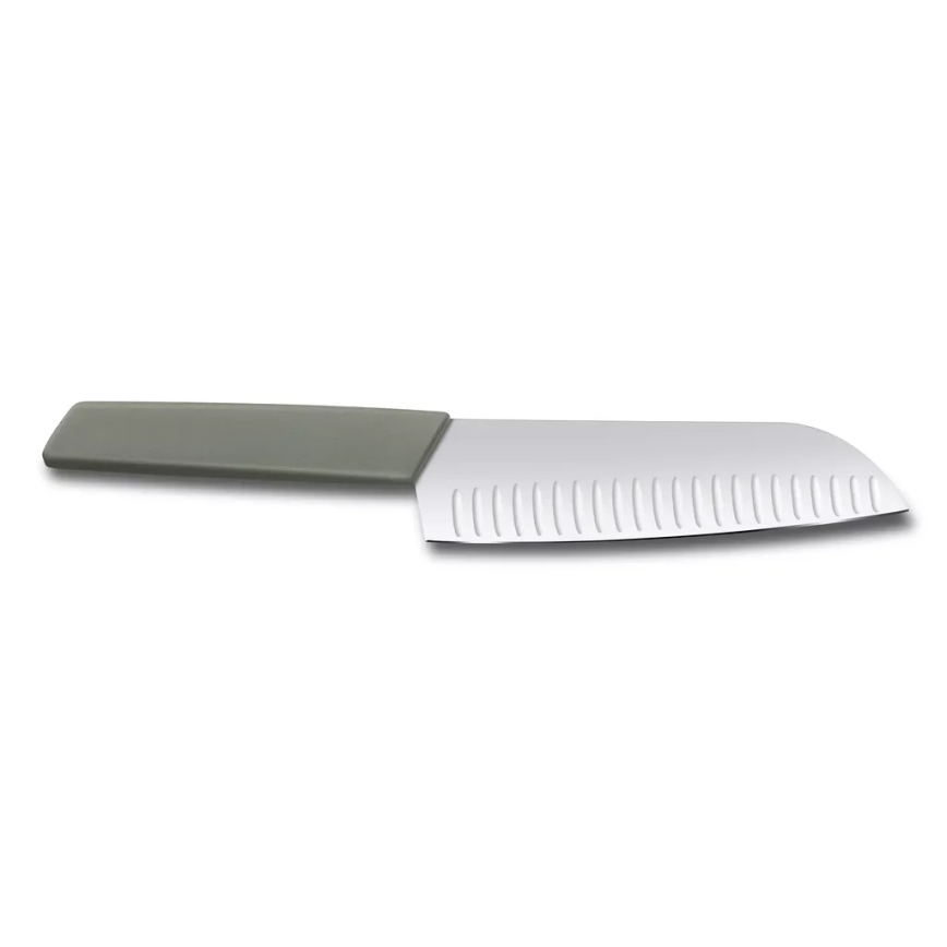 Victorinox - Nóż kuchenny Santoku SWISS MODERN 17 cm zielony