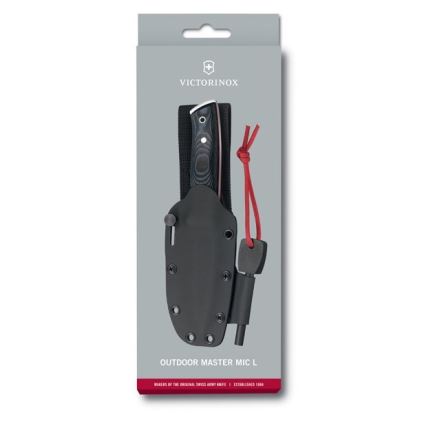 Victorinox - Nóż outdoorowy 22 cm czarny/chrom
