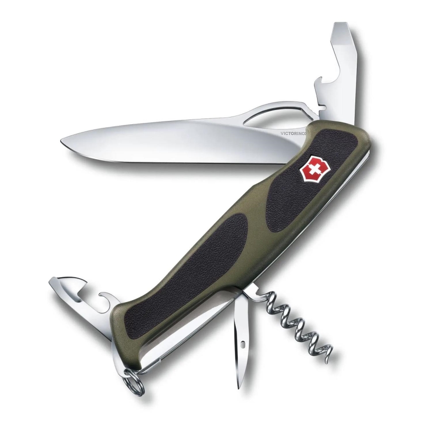 Victorinox - Scyzoryk wielofunkcyjny 13 cm/11 funkcji zielony/czarny
