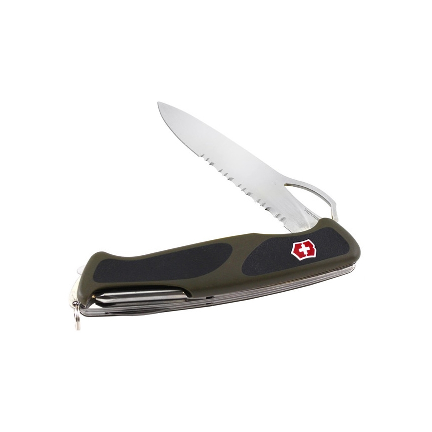 Victorinox - Scyzoryk wielofunkcyjny 13 cm/12 funkcji zielony/czarny