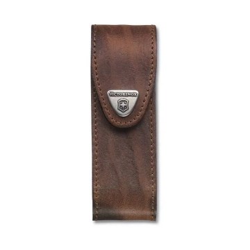 Victorinox - Skórzana pochwa na nóż kieszonkowy 11,1 cm brązowa