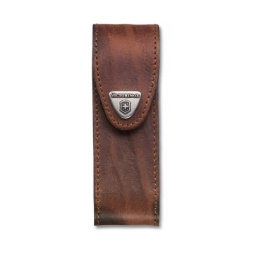 Victorinox - Skórzana pochwa na nóż kieszonkowy 11,1 cm brązowa
