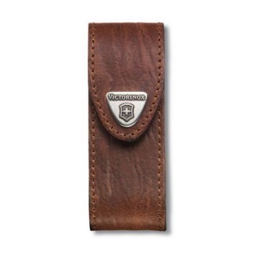 Victorinox - Skórzana pochwa na nóż kieszonkowy 9,1 cm brązowa