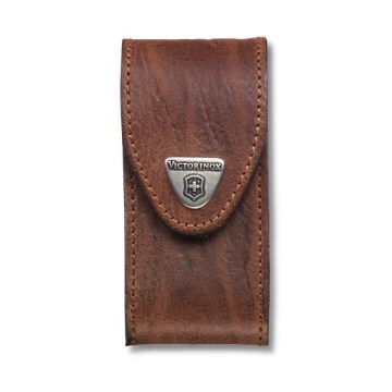 Victorinox - Skórzana pochwa na nóż kieszonkowy 9,1 cm brązowa