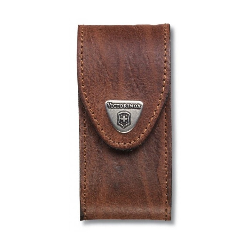 Victorinox - Skórzana pochwa na nóż kieszonkowy 9,1 cm brązowa