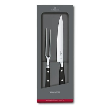 Victorinox - Zestaw do porcjowania GRAND MAITRE, 2 szt., czarny
