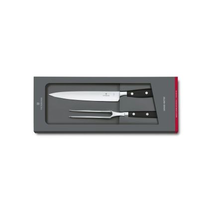 Victorinox - Zestaw do porcjowania GRAND MAITRE, 2 szt., czarny