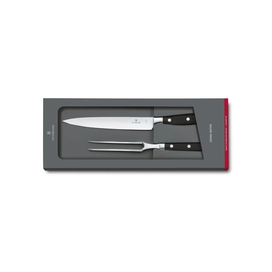 Victorinox - Zestaw do porcjowania GRAND MAITRE, 2 szt., czarny