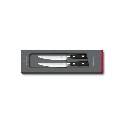 Victorinox - Zestaw noży do steków GRAND MAITRE 12 cm, 2 szt., czarny